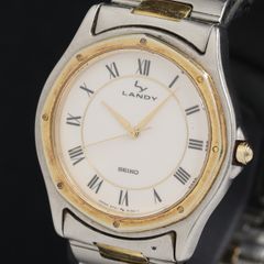 LANDY SEIKO クォーツ 腕時計 コンビカラー 不動 - メルカリ