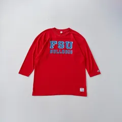 80s USA製　チャンピオン　トリコタグ　フットボールTシャツ　FSU BULLDOGS　T2323 C5