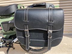 パラダイスサイドバック ワイドシングルL　黒インサートホワイトステッチ　クイックリリース 通勤通学バイクなどに