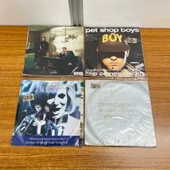 ●01)【1点限り!】【全て見本盤】ペットショップボーイズのEPレコード/4点セット/7インチ/Pet Shop Boys/洋楽/ロック/ポップス/A