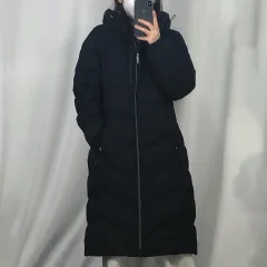 梅*う様 極美品 韓国限定 Lサイズ 黒ノースフェイス ロング ダウン ジャケッ THE NORTH FACE - 美品希少 ノースフェイス ロングダウンコート