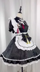 ワンピース コスプレ 中国風 メイド服 ロリータ ジャカード 大きいサイズMT30