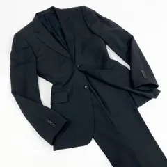 40a24 《美品》 GUCCI グッチ インターロッキングG フォーマル スーツ セットアップ 75907G 46 ブラック ビジネス セレモニー イタリア製のサムネイル