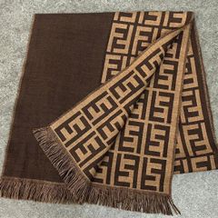 イタリア製 FENDI 100% Wool Scarf Stole フェンディ フェンディー