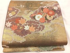 V3454 ○高級 正絹 袋帯 - メルカリ
