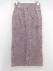 ◇ green label relaxing UNITED ARROWS コーデュロイ ロング タイト スカート サイズ36 パープル系 レディース E  【1305010005328】