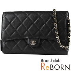 CHANEL/シャネル　マトラッセ フラップ フォン ケース（チェーンウォレット/チェーンショルダーバッグ/チェーンクラッチバッグ）　グレインド カーフ/キャビアスキン　ブラック×ゴールド金具　AP3876【未使用品】