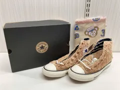 CONVERSE×Duffy コンバース×ダッフィー ALL STAR ハイカットスニーカー 1CK054 23.5cm ブラウン