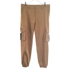 PRADA (プラダ) SPH130 S211 1UPX PANTALONE CHINO CAMMELLO コットン 三角ロゴプレート チノロングパンツ ブラウンのサムネイル