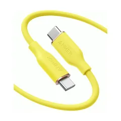 （まとめ） アンカージャパン ANKER PowerLine III Flow USB-C＆USB-C ケーブル 1.8m レモンイエロー A85530711本 