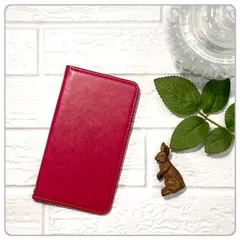 スマホケース iPhoneケース 手帳型 手帳ケース Androidケース 多機種対応 全機種対応 ベルトなし マグネットなし マゼンタ ピンク おしゃれ 両利き対応