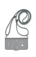 iPhoneX iPhoneXS  ケース 手帳型 アイフォンX アイフォンXS スマホケース 携帯ケース 猫 シンプル ネコ イラスト 手書き かわいい パステル ストラップ付 カラー06