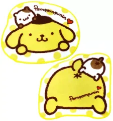 【中古】雑貨 8.ポムポムプリン ミニタオルセット(2枚セット) イエロー 「サンリオ当りくじ ポムポムプリン当りくじ」