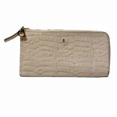 ランバン　オンブルー　クロコ型押し　財布　長財布　レディース