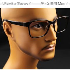 北欧 老眼鏡 デザイン おしゃれ 男性 女性 メンズ レディース ブルーライトカット スタイリッシュ かっこいい クール ダンディ 大きめ メガネフレーム リーディング シニアグラス 1.0 1.5 2.0 2.5 3.0 3.5 E03JPN スクエアー