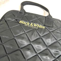 Black＆White ブラック＆ホワイト ゴルフ バッグ カートバッグ ラウンドバッグ