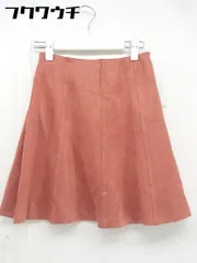 ◇ ●未使用● ◎ MURUA ムルーア タグ付き ミニ フレア スカート サイズF テラコッタ系 レディース  【中古】 【1106250003224】