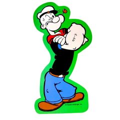 木製看板 POPEYE ポパイ 縦80cm×横45cm