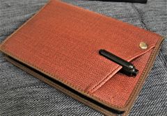 A4サイズ【Cover pocke付きノートカバー】２冊用■合皮サニー■ブラウン■