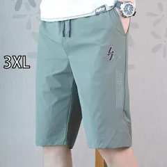 [3XL]メンズ ファッション 服 男性用 オシャレ シンプル 大人 かっこいい 大きいサイズ ストリート 紳士服 夏 速乾 カジュアル ズボン 五分丈 パンツ ハーフ スポーツ パンツ ハーフ パンツ