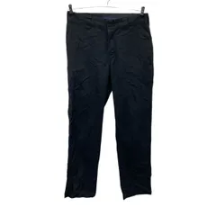 Dikies ワークパンツ W33 ブラック ディッキーズ ジップアップ カジュアル ワーク コットン 古着卸 アメリカ仕入 2506-349