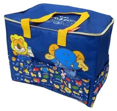 【中古】雑貨 たべっ子どうぶつ(ブルー) デニム風保冷バッグ