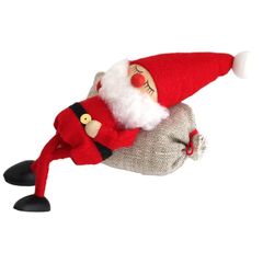 NORDIKA nisse ノルディカ ニッセ クリスマス 木製人形 (寝ているサンタ/レッド / NRD120075)