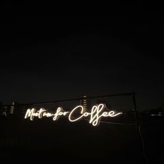 【定価50%OFF】Meet me for coffee ☓ ネオンサイン / ネオン管 / ネオンライト / インテリア照明