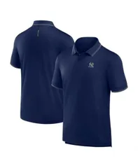 【送料無料】 ファナティクス メンズ ポロシャツ トップス Men's Navy New York Yankees Front Office Move Mono Pique Polo Shirt Navy