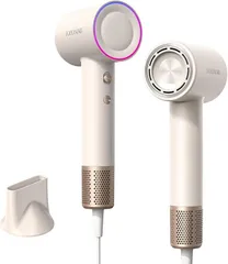 TOPONIMI ドライヤー 大風量/速乾/静音/軽量 ヘアードライヤー ブラシレスモーター技術 静電気防止 高速ドライヤー 4段階温度調整(白色)