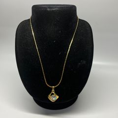 インレイワーク フェザー ペンダント ネックレス925 italy - メルカリ