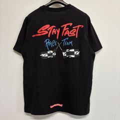 CHROME HEARTS MATTY BOY STAY FAST クロムハーツ マッティボーイ ステイファースト 黒 ブラック 半袖 Tシャツ トップス コラボ メンズ レディース Lサイズ 美品