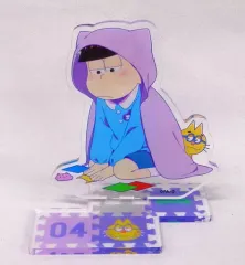 【中古】アクリルスタンド・アクリルパネル 一松 BIGアクリルスタンド 「おそ松さん×animatecafe」