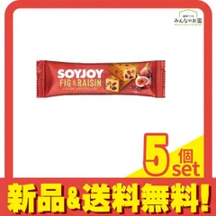 SOYJOY ソイジョイ イチジク&レーズン 30g (×12本入) 5個セット まとめ売りのサムネイル