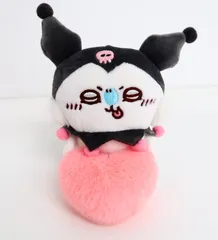 ちいかわ なんか小さくてかわいいやつ×サンリオキャラクターズ モモンガ・クロミ デスクトップから見守るひっかけぬいぐるみ