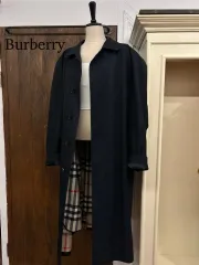 バーバリー 正規品 ネイビー Single トレンチコート