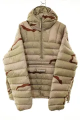 シュプリーム SUPREME 24AW MICRO DOWN HALF ZIP HOODED PULLOVER DESERT CAMO M マイクロ ダウン ハーフ ジップ フーディー プルオーバー デザート カモ 【中古】☆AA★■250406