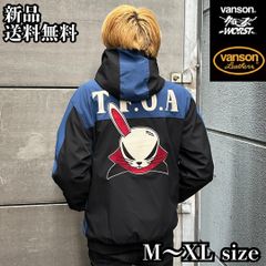 美品】VANSON ブラックコーチジャケット ステンシルMサイズ - メルカリ