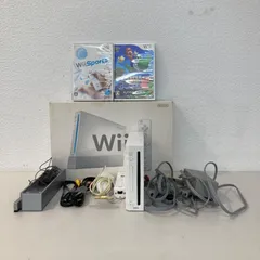 【本体+ソフト2本まとめ】Nintendo 任天堂 ニンテンドー Wii WiiSports Wiiスポーツ スーパーマリオギャラクシー2 パッケージ付き 箱付き yp