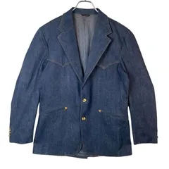 70sリーバイス パナテラLevi's PANATELAデニムジャケットシャツジャケットテーラードジャケット青ブルーウエスタンヨークy2kレトログランパコアvintageヴィンテージ50506