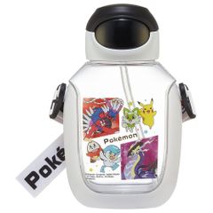 【在庫セール】530ml ストロー付き ポケットモンスター 23N 水筒 ストロー水筒 ワンプッシュ スケーター(Skater) 子供用 PDSH6DX-A