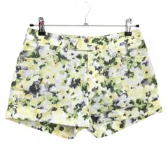 ★SALE価格★アディダス ショートパンツ イエロー×グリーン 花柄 adipure  レディース M/M ゴルフウェア adidas