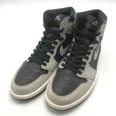 【中古】NIKE AIR JORDAN 1 High OG Shadow 2.0 スニーカー 28cm 555088-035 グレー ブラック ナイキ[10]