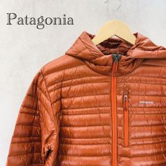patagonia フード付きダウンジャケット オレンジ patagonia（ダウンジャケット）のフリマアイテム一覧