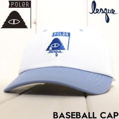 帽子 ストラップキャップ  POLeR × LESQUE ポーラー レスケコラボ BASEBALL CAP 251MCV0199 WTBL 日本代理店正規品