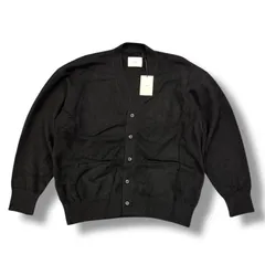 参考上代81400円 未使用品 stein Extra Fine Cashmere Sable Knit Cardigan エクストラファインカシミヤセーブルニットカーディガン セーター シュタイン ST.459 ブラックのサムネイル
