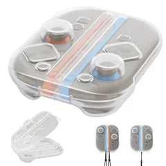 新品 Switch 2 Joycon用 収納ケース 透明保護カバー 一体型フリップ設計 超薄型 軽量 PC素材 指紋防止 黄ばみ防止 耐衝撃 防塵 ストラップホール付き スイッチ 2 ジョイコン カバー専用