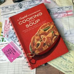 R-1961 　A Campbell Cookbook Cooking with Soup　ヴィンテージブック　レシピ本　キャンベルスープ　レシピ　キャンベルレシピ　スープ缶