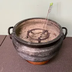 昭和レトロ 火鉢 台座 火桶 火櫃 炭桶 炭櫃 山水画 彫刻 古 Yahoo!オークション -「火鉢」(アンティーク、コレクション) の
