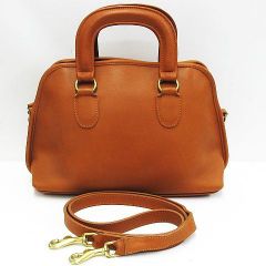 希少 ヴィンテージ COACH オールドコーチ 90’s レザー ショルダーバッグ ハンドバッグ 2way ブラウン レディース B003-05014②